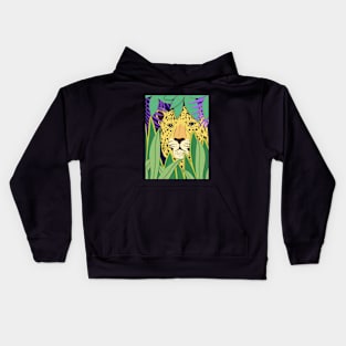 Jungle Leopard Kids Hoodie